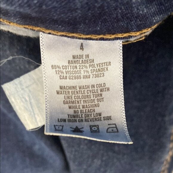 Aeropostale High Rise Flare Jeans Blue Size 4 - Picture 7 of 11